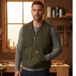 Carhartt Forest Green Men’s Sleeveless Vest